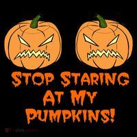 Stop Staring At My Pumpkins Halloween Costume Toddler Hoodie thumb 2