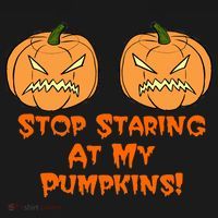 Stop Staring At My Pumpkins Halloween Costume Tote Bag thumb 4