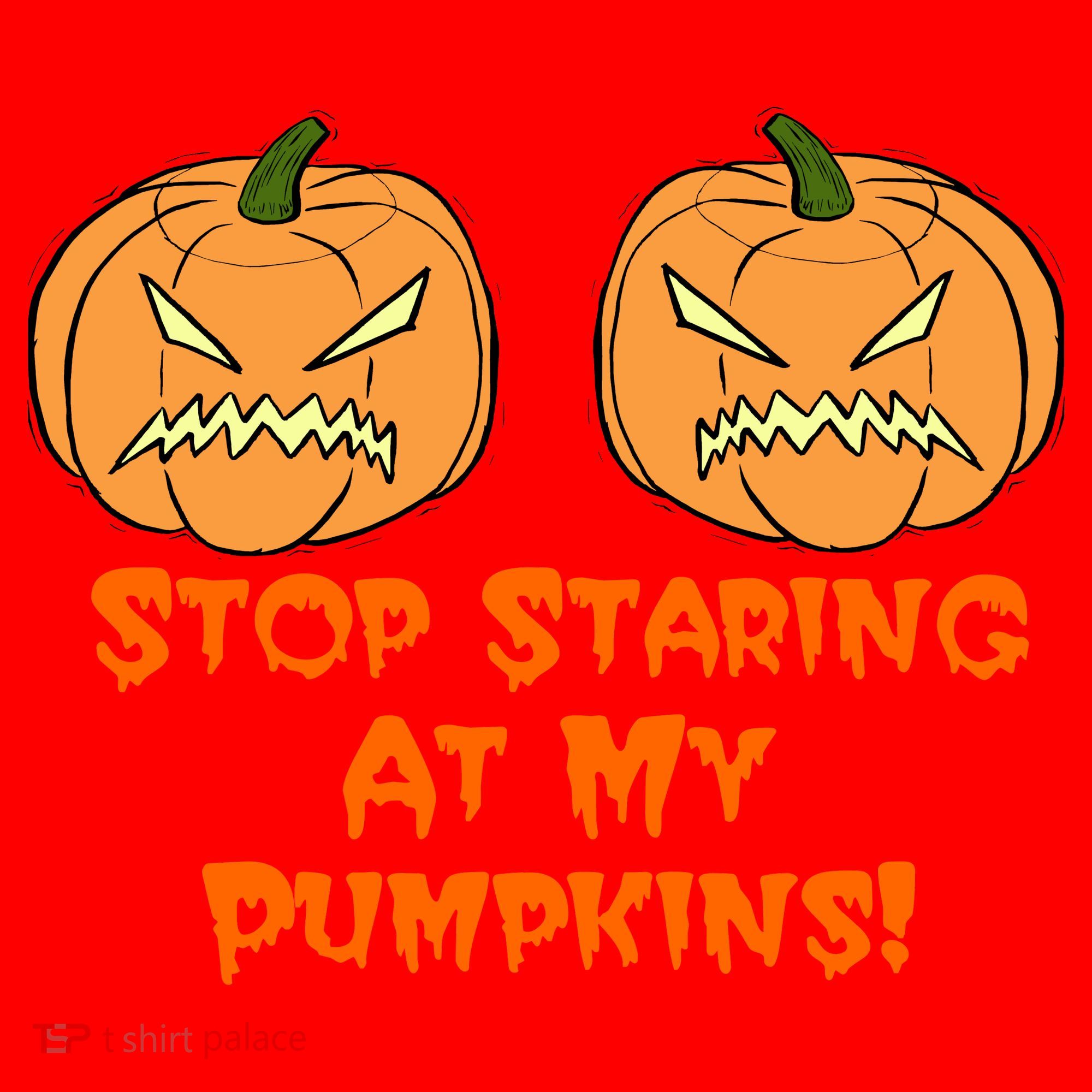 Stop Staring At My Pumpkins Halloween Costume Santa Hat