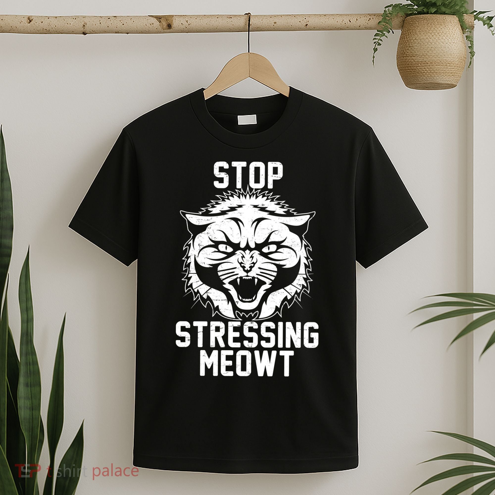 Stop Stressing Meowt Angry Cat T-Shirt