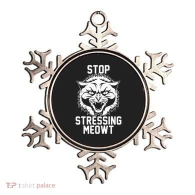 Stop Stressing Meowt Angry Cat Ornament