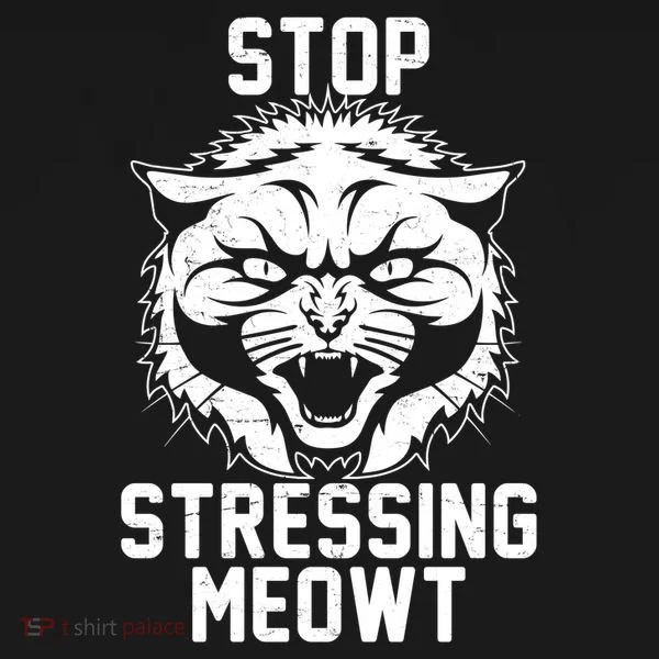 Stop Stressing Meowt Angry Cat Toddler Hoodie