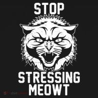 Stop Stressing Meowt Angry Cat Kids Sweatshirt thumb 2