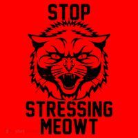 Stop Stressing Meowt Angry Cat Santa Hat thumb 1