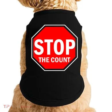 Stop The Count Doggie Tank