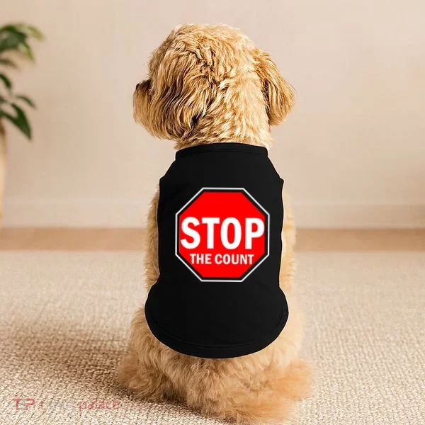 Stop The Count Doggie Tank