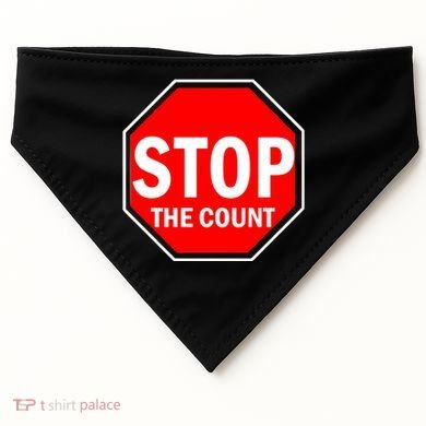 Stop The Count USA-Made Doggie Bandana