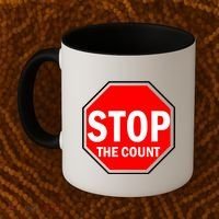 Stop The Count Coffee Mug thumb 2
