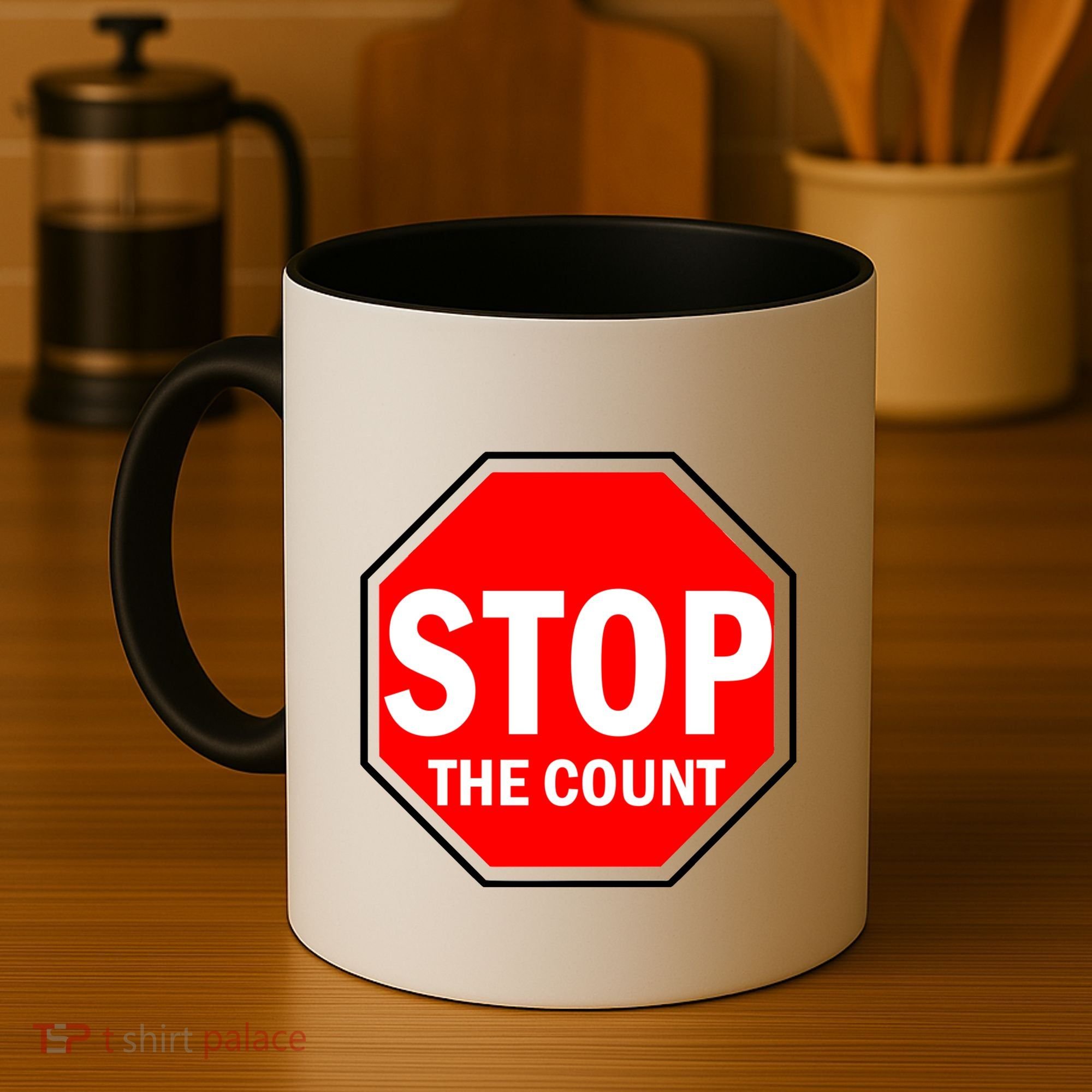Stop The Count Coffee Mug