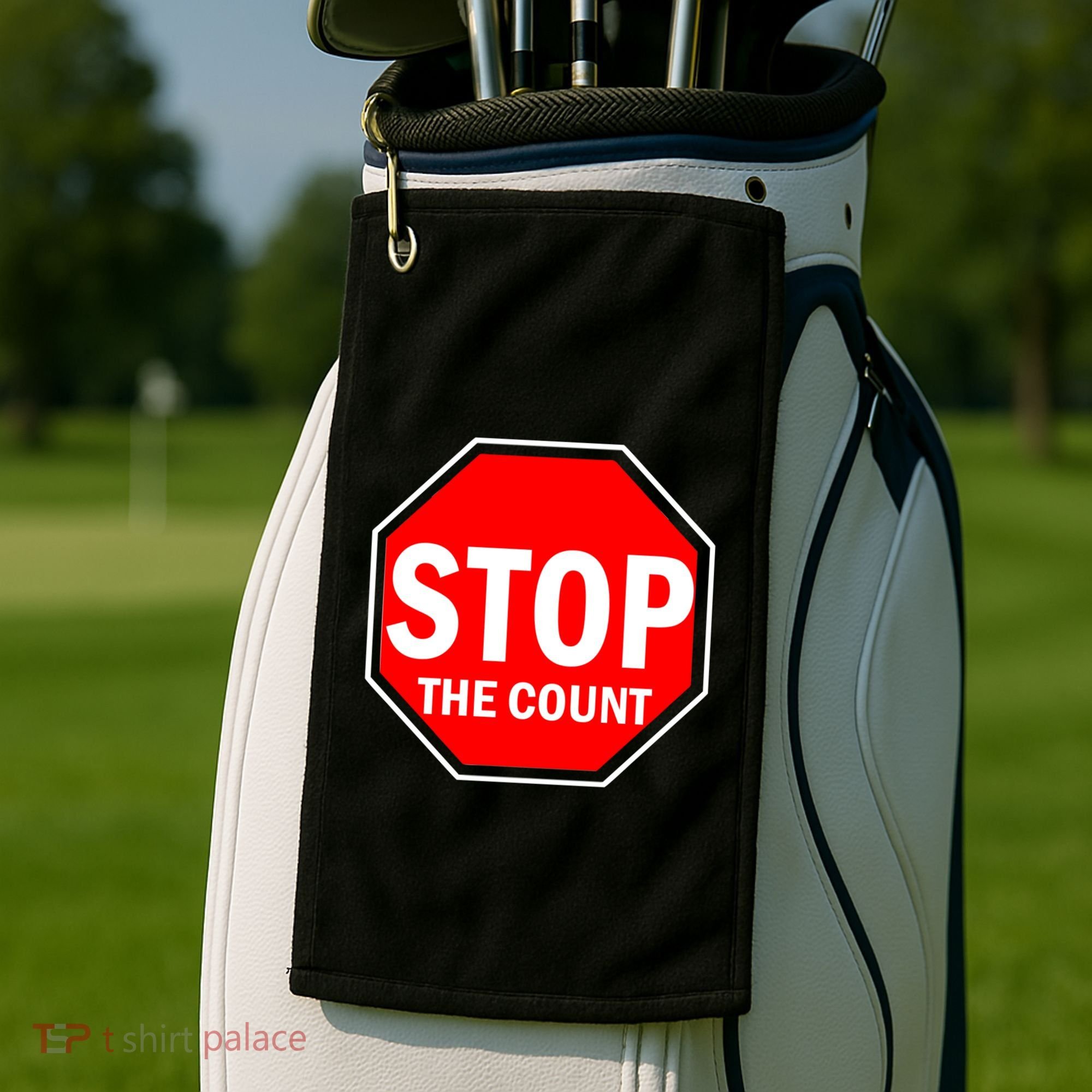 Stop The Count Golf Towel