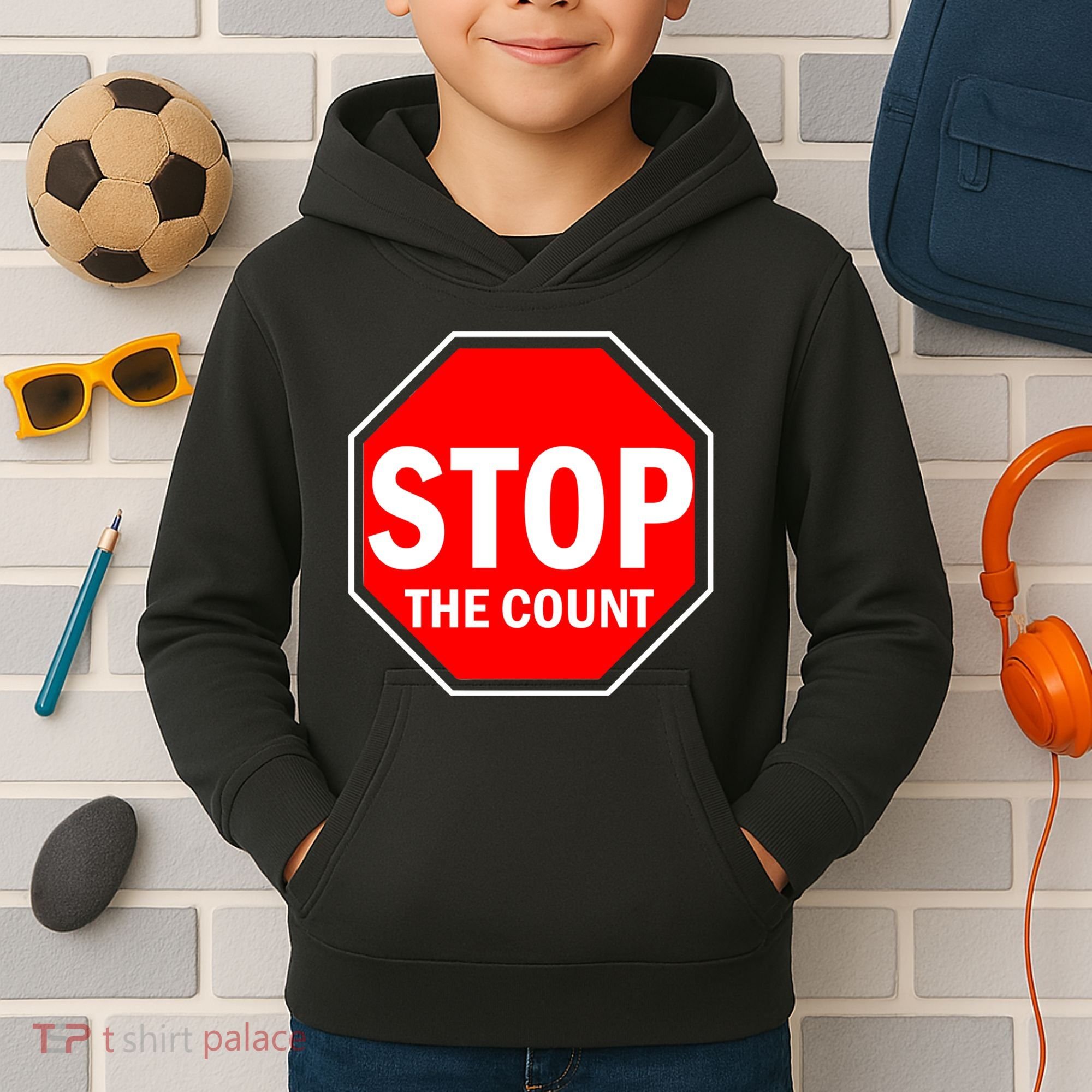 Stop The Count Kids Hoodie