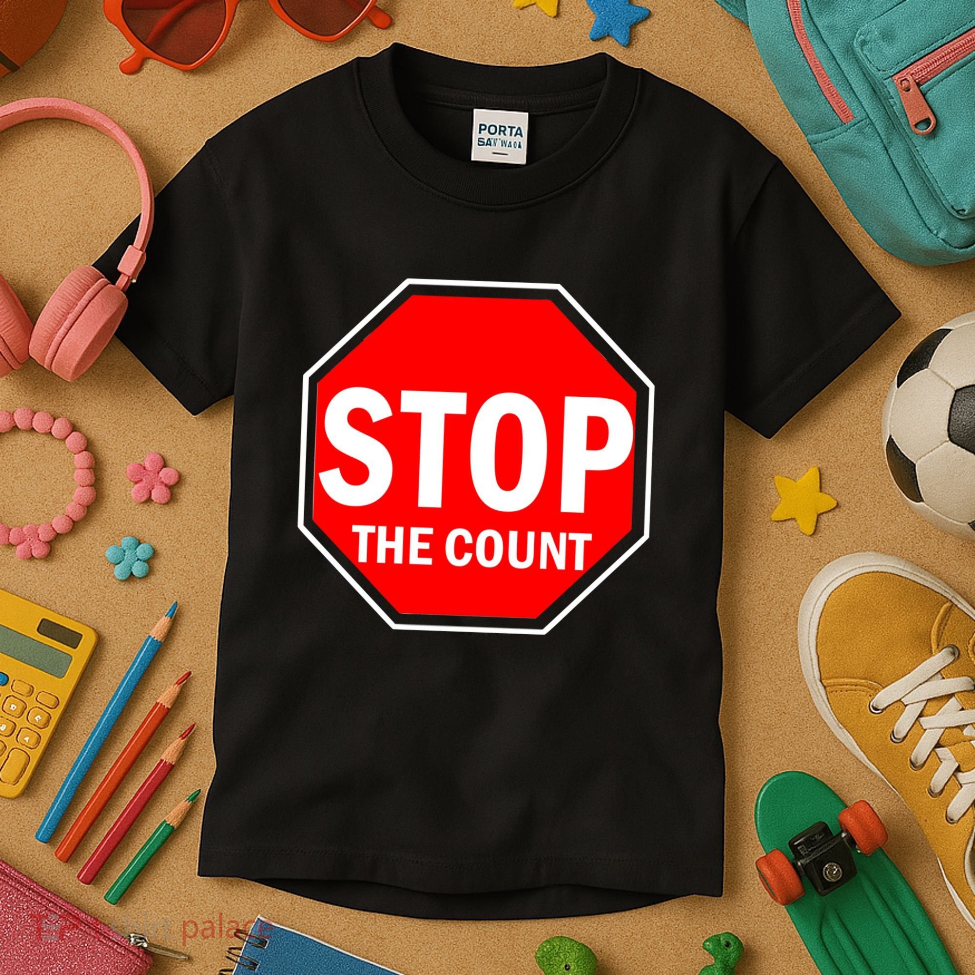 Stop The Count Kids T-Shirt