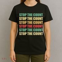Stop The Count Word Mashup T-Shirt thumb 4