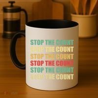 Stop The Count Word Mashup Coffee Mug thumb 4
