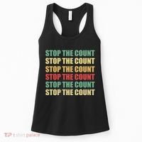 Stop The Count Word Mashup Women's Tank Top thumb 0