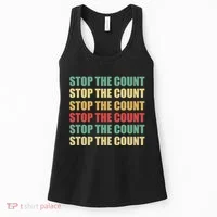 Stop The Count Word Mashup Women's Tank Top thumb 0