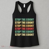 Stop The Count Word Mashup Women's Tank Top thumb 3