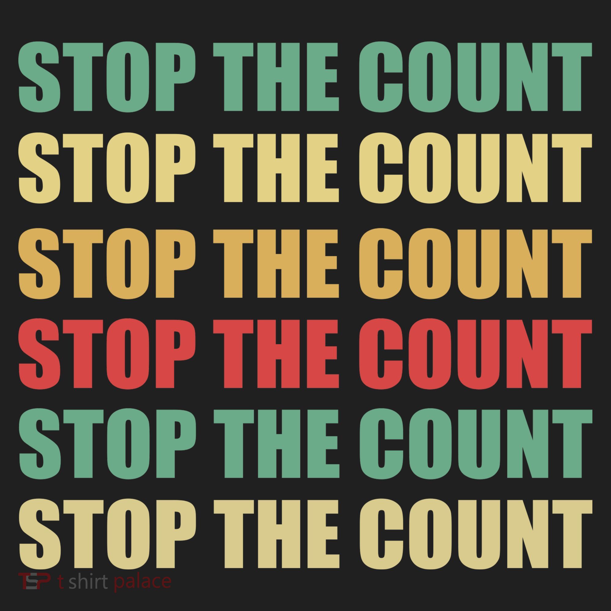 Stop The Count Word Mashup Hat