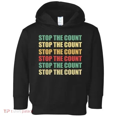 Stop The Count Word Mashup Toddler Hoodie