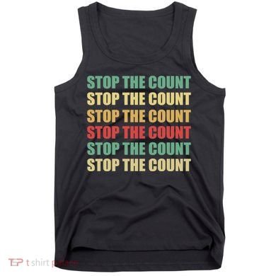 Stop The Count Word Mashup Tank Top