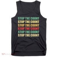 Stop The Count Word Mashup Tank Top thumb 0