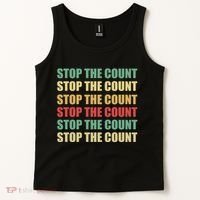Stop The Count Word Mashup Tank Top thumb 2