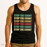 Stop The Count Word Mashup Tank Top thumb 3