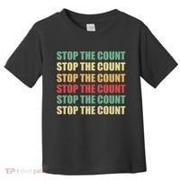 Stop The Count Word Mashup Toddler T-Shirt thumb 0