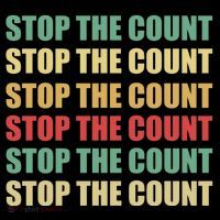 Stop The Count Word Mashup Women's Long Sleeve Shirt thumb 2