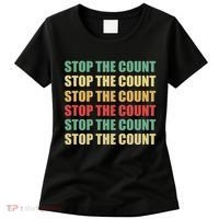 Stop The Count Word Mashup Women's T-Shirt thumb 0