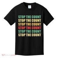 Stop The Count Word Mashup Kids T-Shirt thumb 0