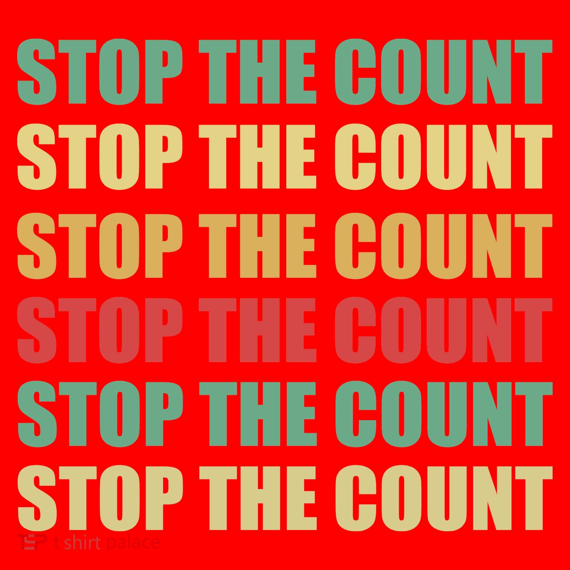 Stop The Count Word Mashup Santa Hat