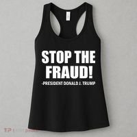 Stop The Fraud Donald J Trump Women's Tank Top thumb 3