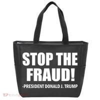 Stop The Fraud Donald J Trump Tote Bag thumb 0