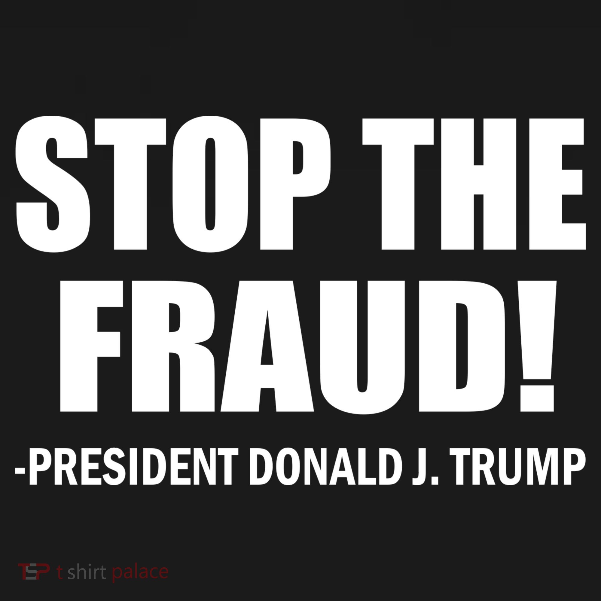 Stop The Fraud Donald J Trump Tote Bag
