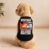 Stop War All Lives Matter Israel Palestine Doggie Tank thumb 2
