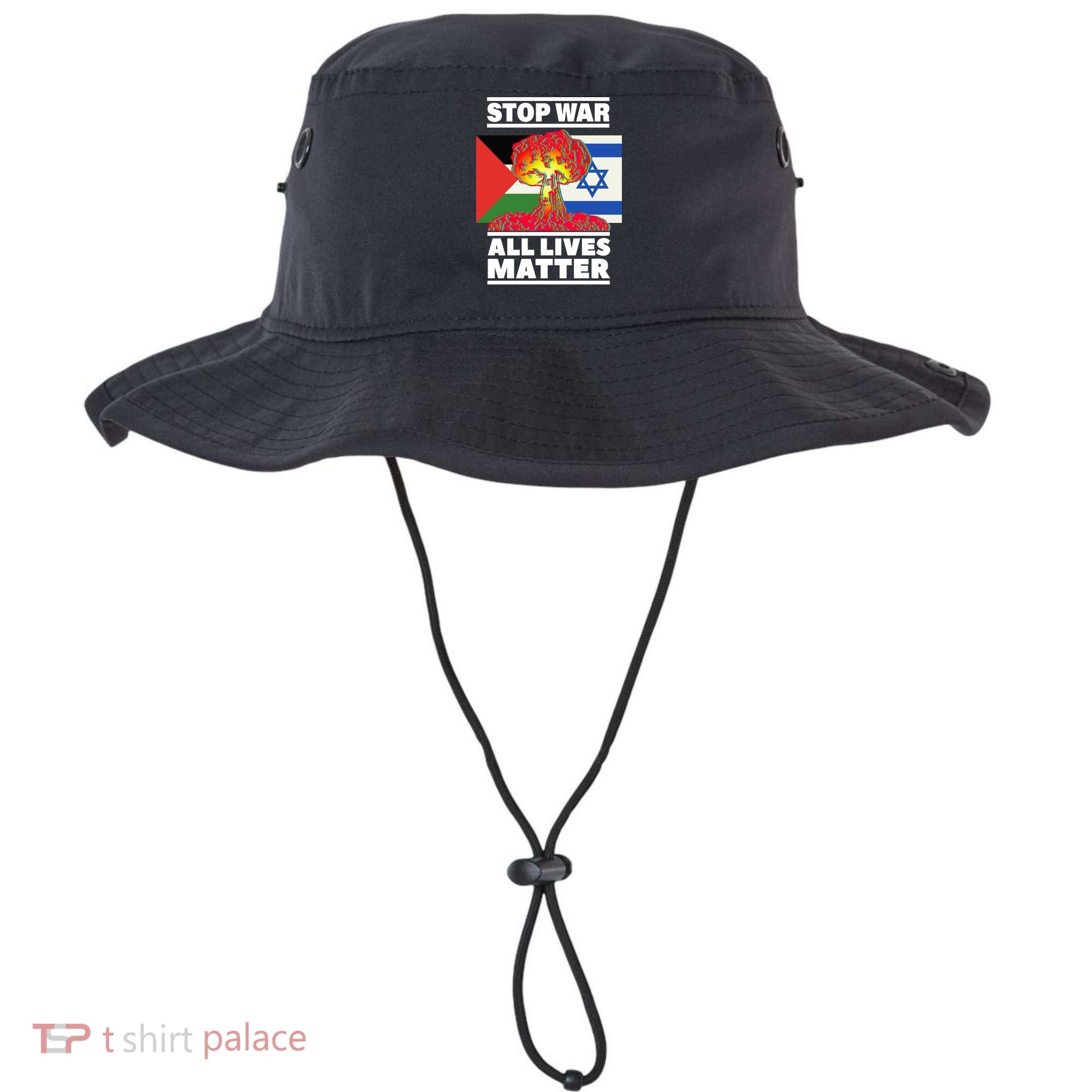 Stop War All Lives Matter Israel Palestine Bucket Hat