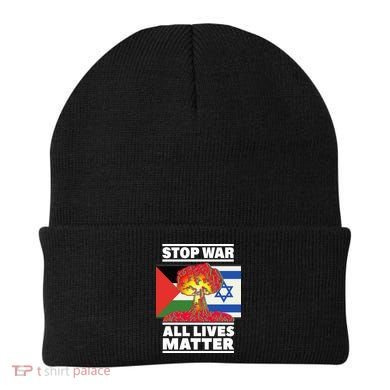 Stop War All Lives Matter Israel Palestine Beanie