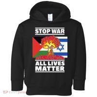 Stop War All Lives Matter Israel Palestine Toddler Hoodie thumb 0