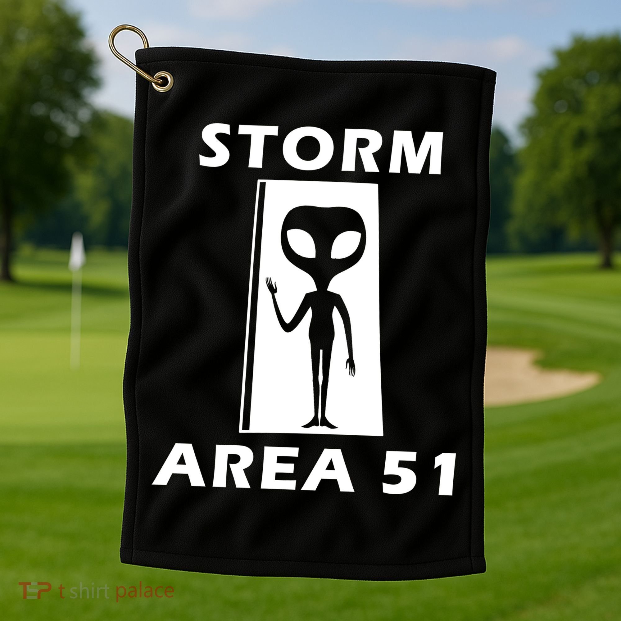 Storm Area 51 Golf Towel