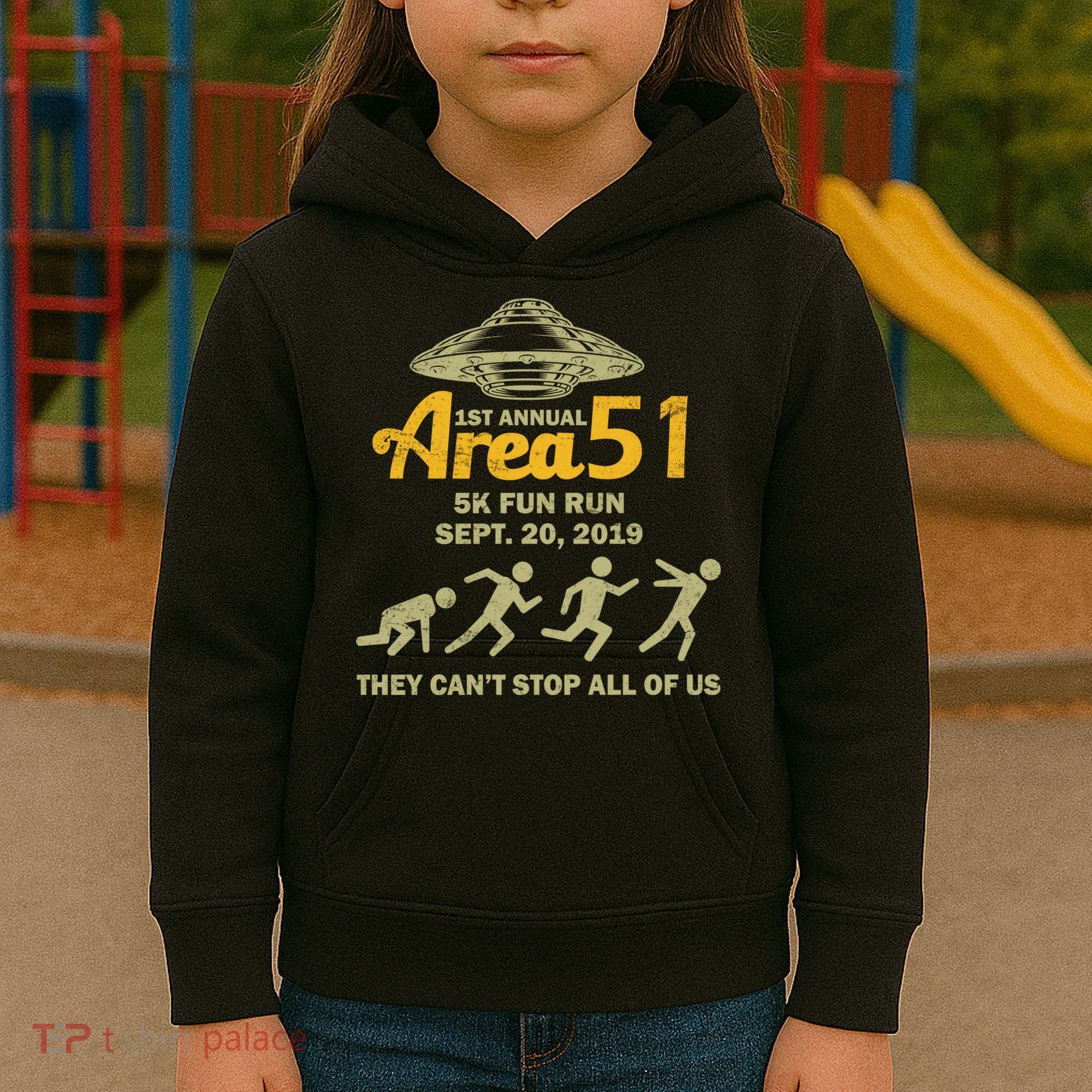Storm Area 51 5K Fun Run Kids Hoodie