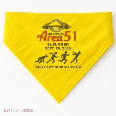 Storm Area 51 5K Fun Run USA-Made Doggie Bandana