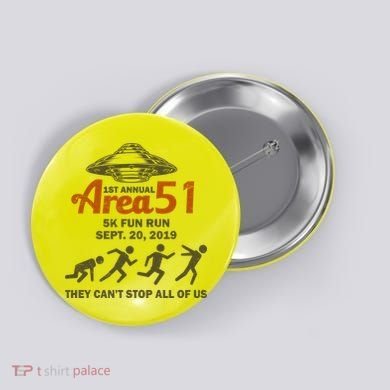 Storm Area 51 5K Fun Run Button
