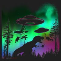 Storm Area 51 Alien Dinosaur UFO Women's Sweatshirt thumb 2