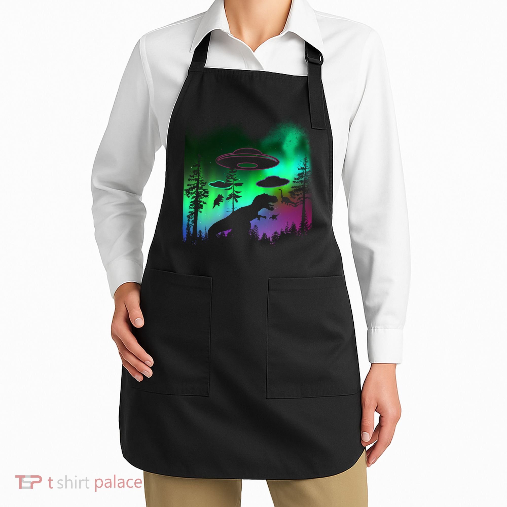 Storm Area 51 Alien Dinosaur UFO Apron