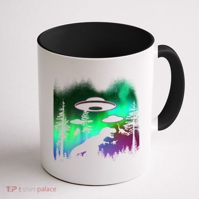 Storm Area 51 Alien Dinosaur UFO Coffee Mug back