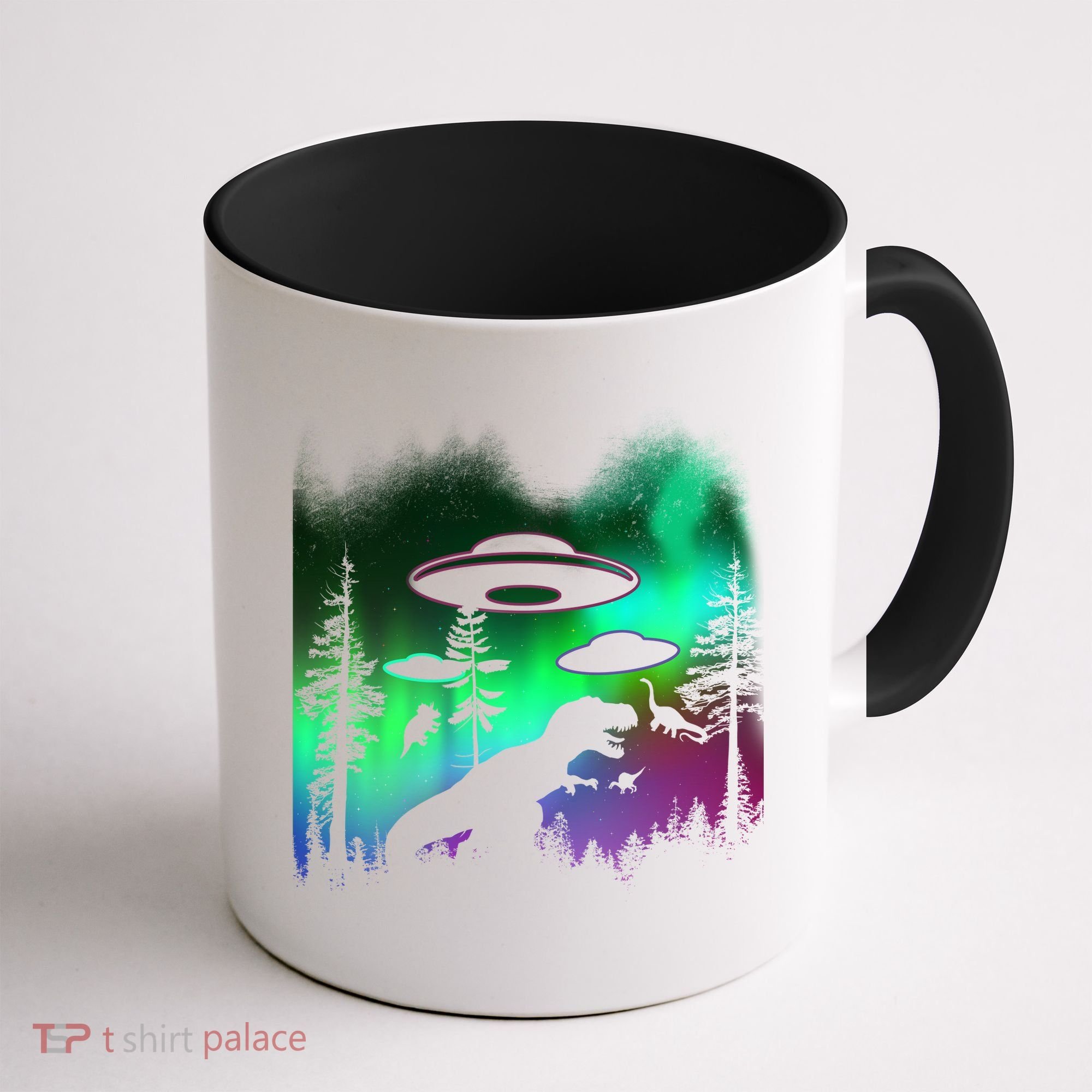 Storm Area 51 Alien Dinosaur UFO Coffee Mug
