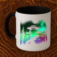 Storm Area 51 Alien Dinosaur UFO Coffee Mug thumb 2