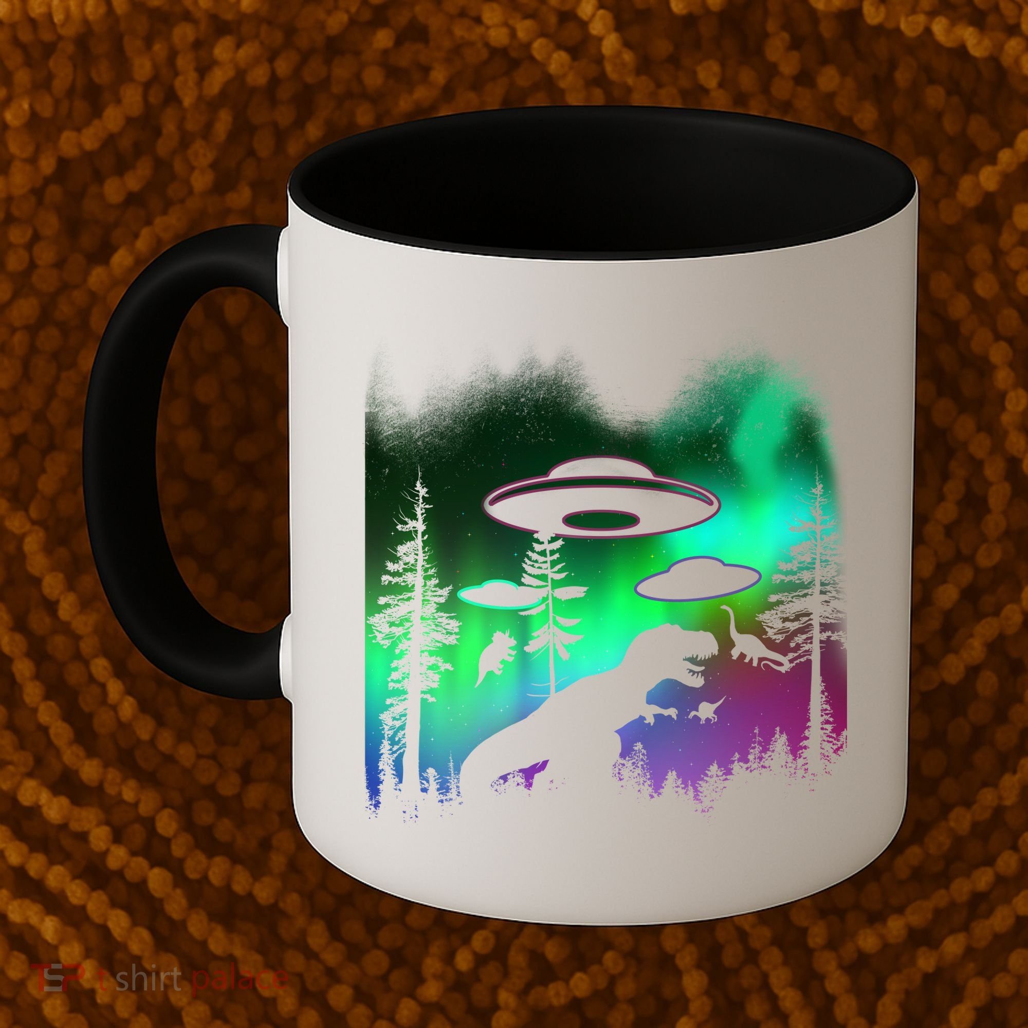 Storm Area 51 Alien Dinosaur UFO Coffee Mug