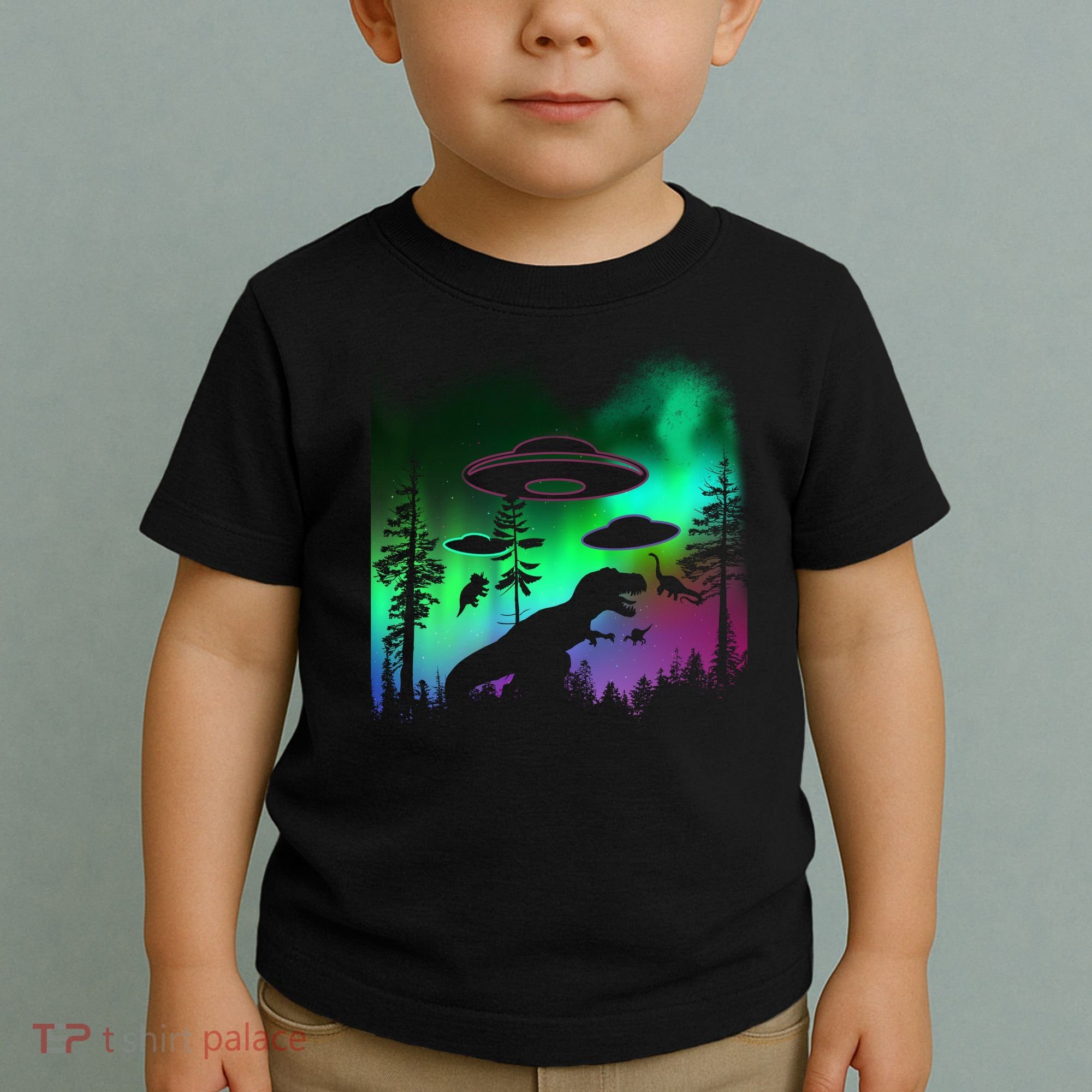 Storm Area 51 Alien Dinosaur UFO Toddler T-Shirt